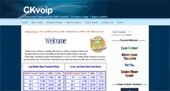 Desktop Screenshot of ckvoip.biz